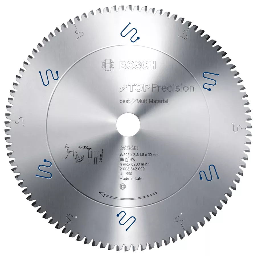 Lame BOSCH Best for Multimaterial Ø305 x 30mm scie à onglet